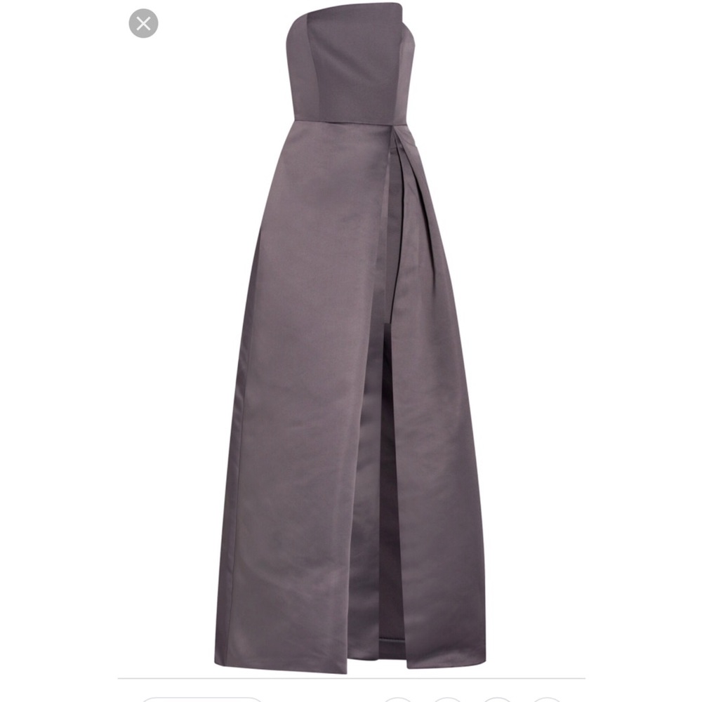 Halston heritage satin gown